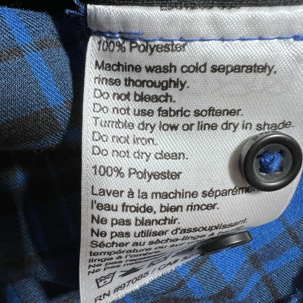 Outdoor Research Kulshan Flannel Blue/Black Tartan Plaid Women's Small - Picture 13 of 14